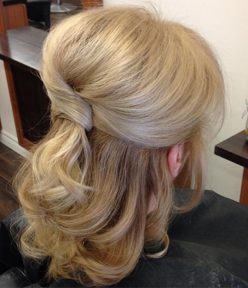 half up half down hairstyles for wedding