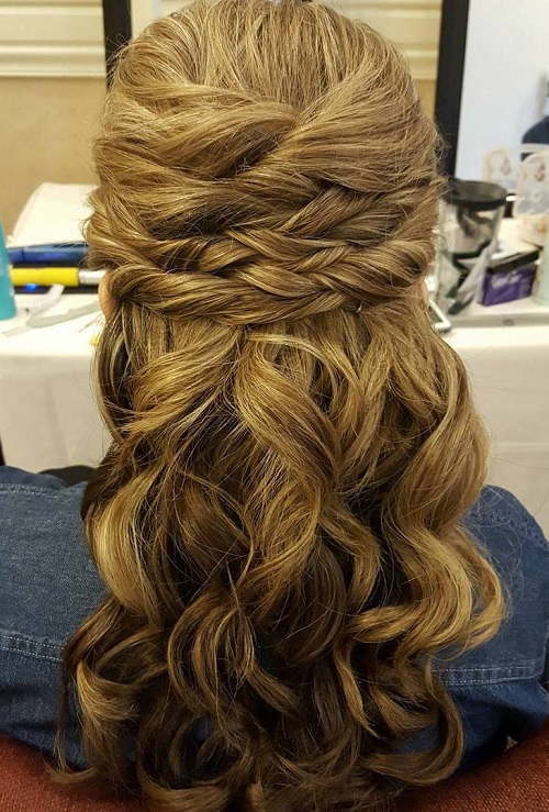 Half Up Half Down Wedding Hairstyles - 50 Stylish Ideas ... (500 x 739 Pixel)