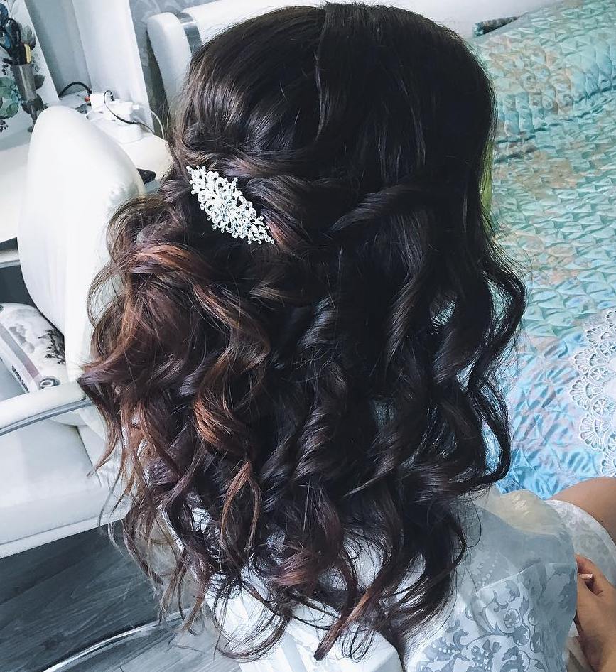 Half Up Half Down Wedding Hairstyles - 50 Stylish Ideas ... (500 x 546 Pixel)