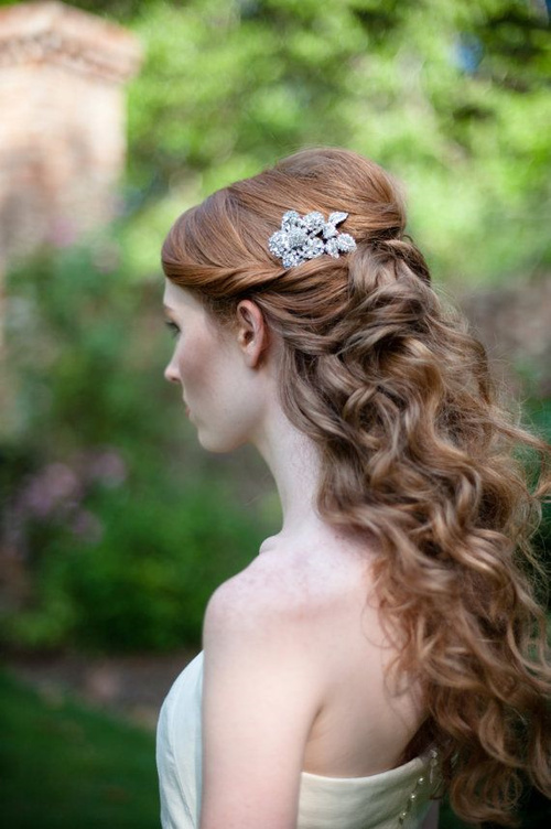 Half Up Half Down Wedding Hairstyles - 50 Stylish Ideas ... (500 x 752 Pixel)