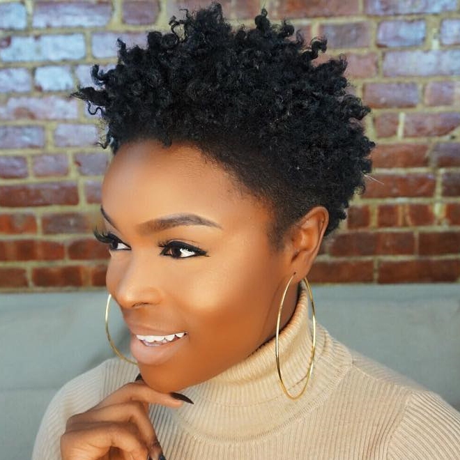 40 Cute Tapered Natural Hairstyles for Afro Hair (660 x 660 Pixel)