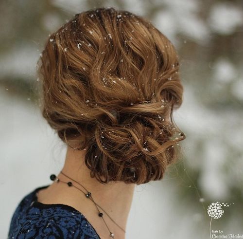 45 Pretty Ideas for Casual and Formal Bun Hairstyles (500 x 491 Pixel)