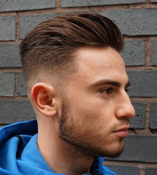 40 Ritzy Shaved Sides Hairstyles And Haircuts For Men (500 x 557 Pixel)