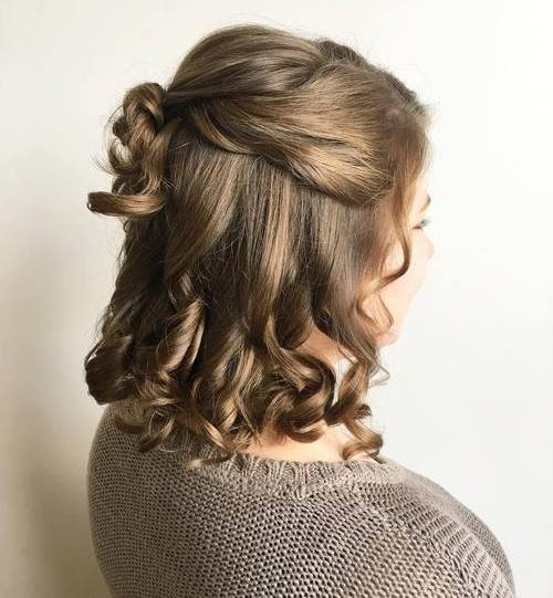 50 Half Up Half Down Hairstyles for Everyday and Party Looks (500 x 541 Pixel)