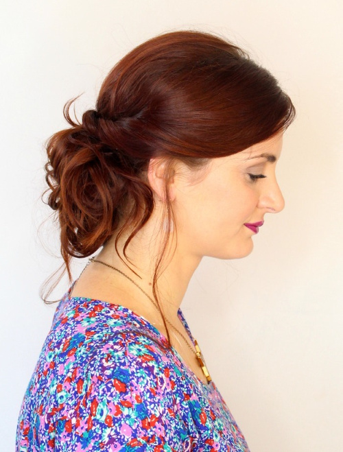 30 Quick and Easy Updos for Long Hair (500 x 659 Pixel)