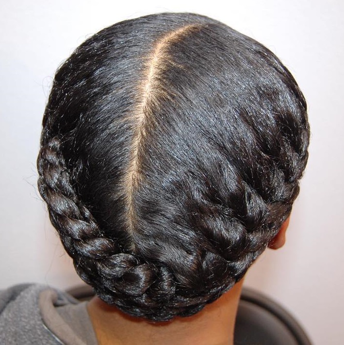 50 Cute Updos for Natural Hair (500 x 501 Pixel)