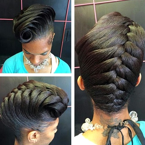 50 Cute Updos for Natural Hair (500 x 500 Pixel)