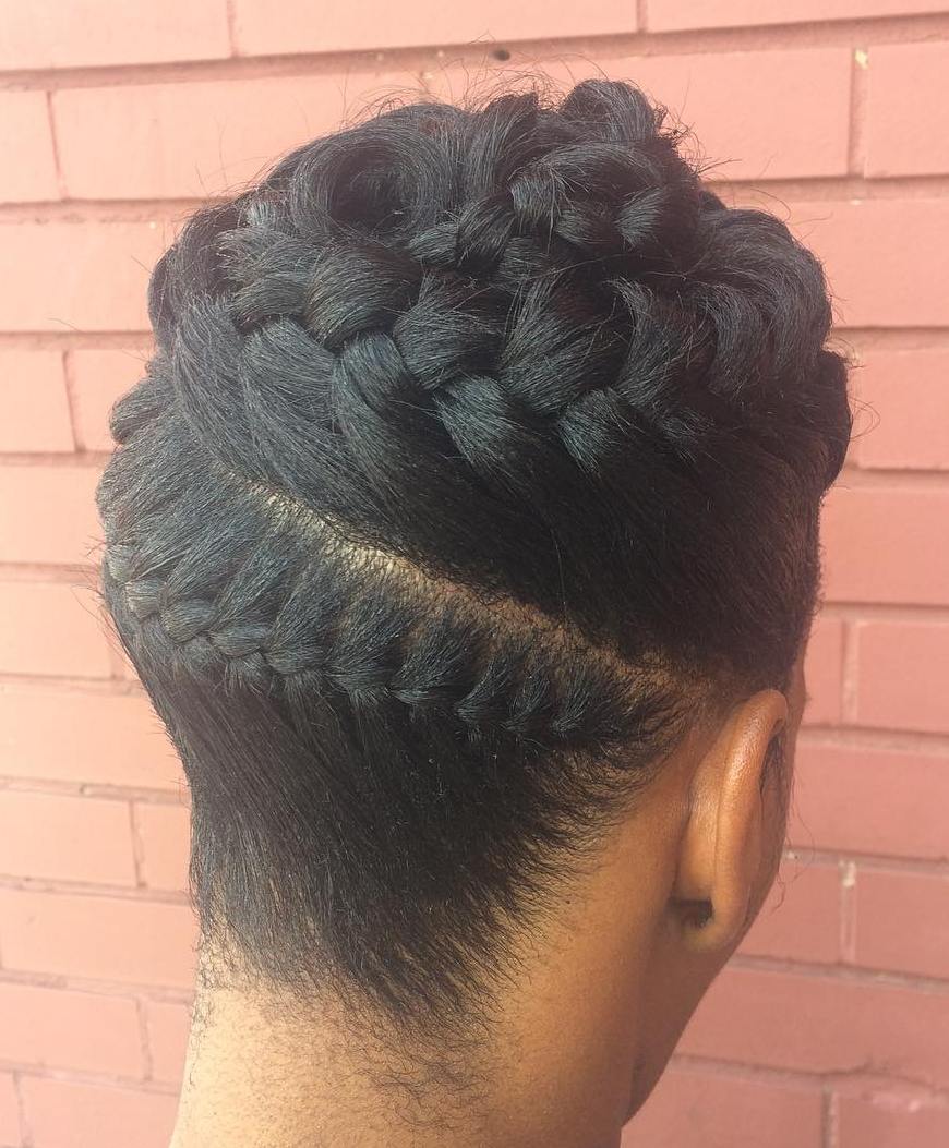 50 Updo Hairstyles for Black Women Ranging from Elegant to ... (500 x 605 Pixel)