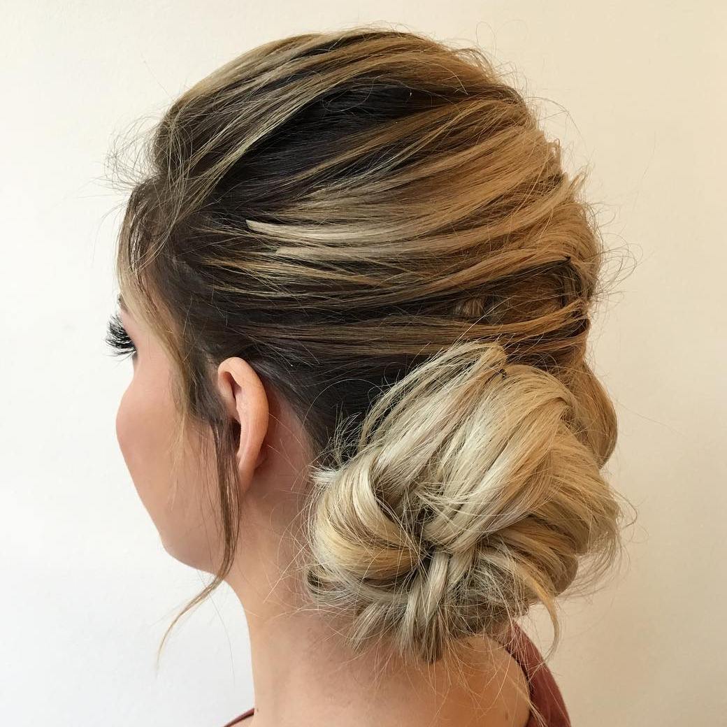 Best 40 Low Bun Updo Hairstyles Ideas on TheRightHairstyles (500 x 500 Pixel)