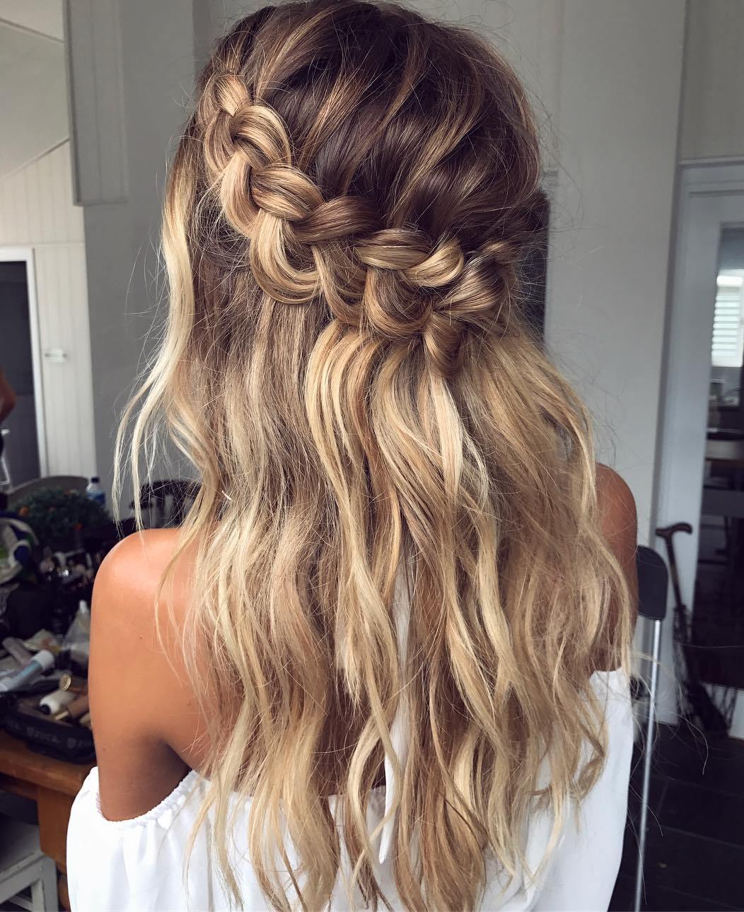 60 Crown Braid Hairstyles for Summer - Tutorials and Ideas (500 x 613 Pixel)