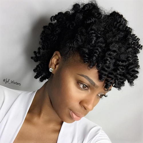 40 Creative Updos for Curly Hair (500 x 500 Pixel)