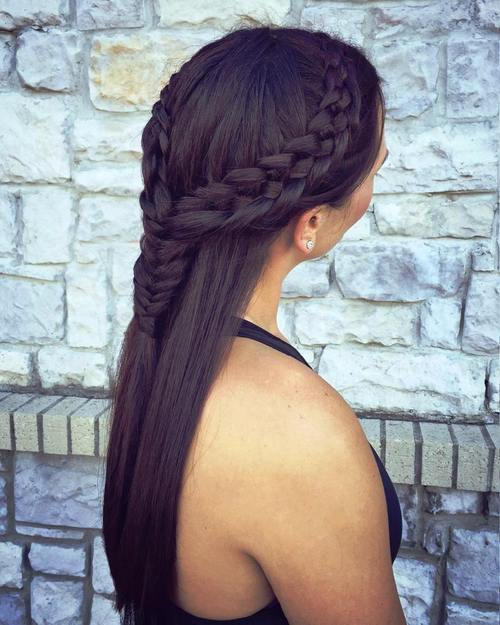 30 Elegant French Braid Hairstyles (500 x 625 Pixel)