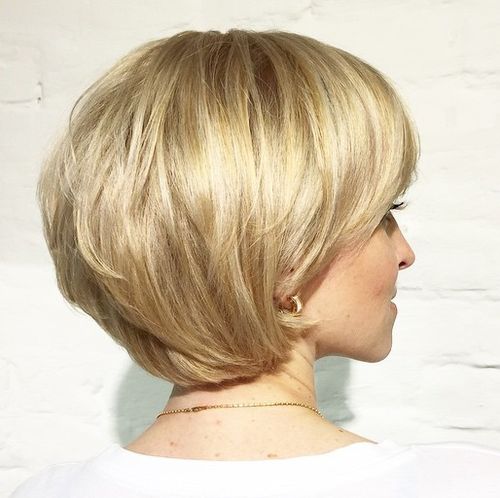 70 Cute and Easy-To-Style Short Layered Hairstyles (500 x 498 Pixel)