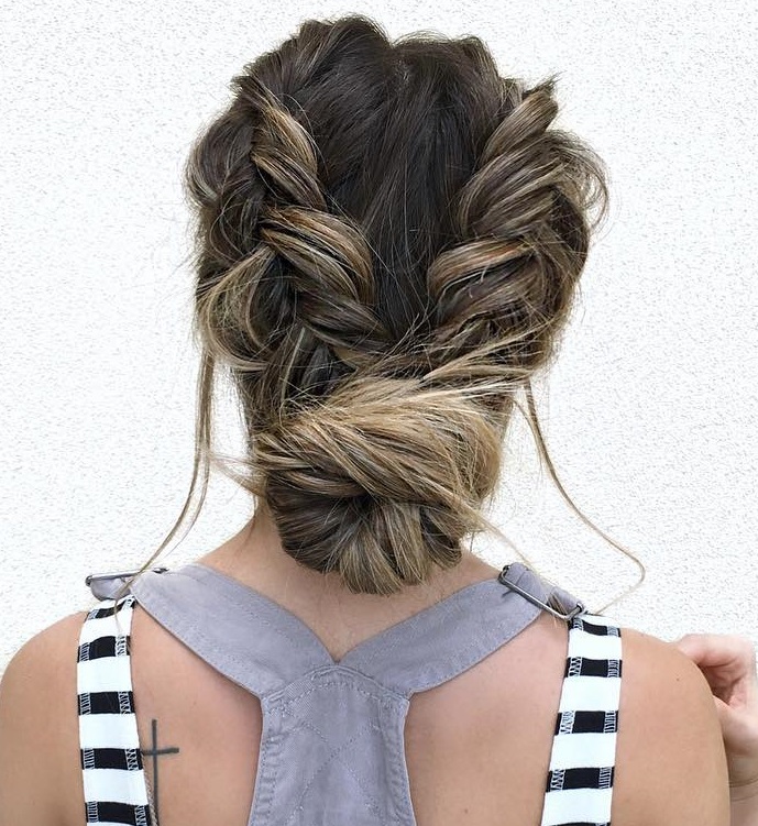 40 Updos for Long Hair - Easy and Cute Updos for 2021 (500 x 545 Pixel)