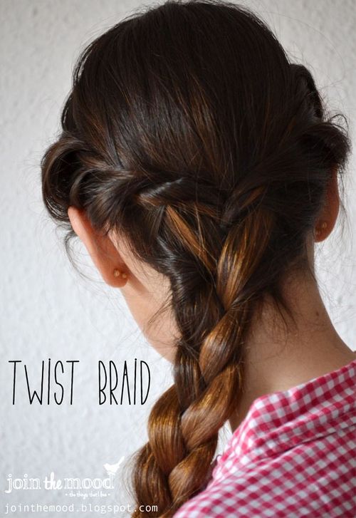 38 Quick and Easy Braided Hairstyles (500 x 727 Pixel)