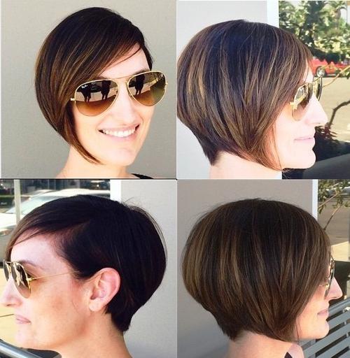 30 Beautiful and Classy Graduated Bob Haircuts (500 x 512 Pixel)