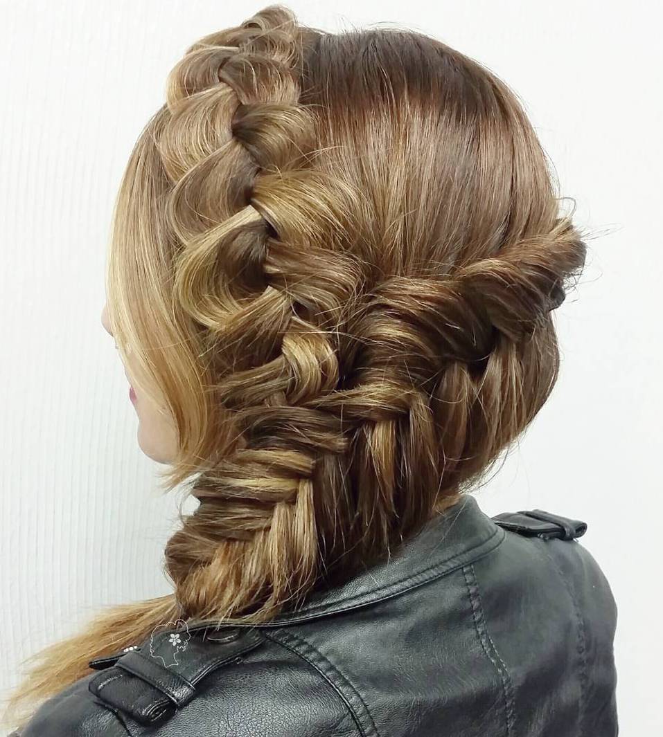 Easy Hairstyle With Braids Images