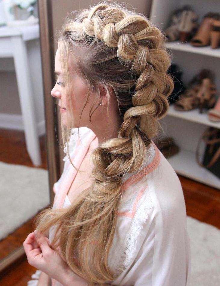 Easy Braided Prom Hairstyles Pictures