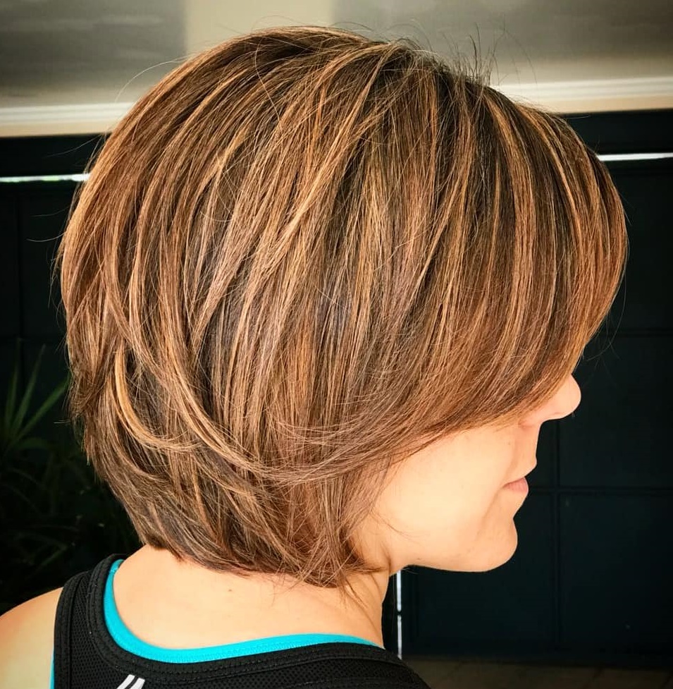 Medium Short Hair Cut Styles Photos