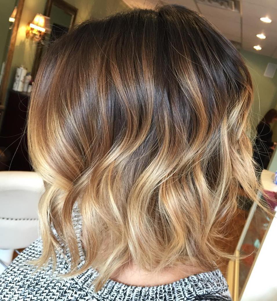 Balayage Short Bob