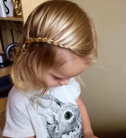 20 Super Sweet Baby Girl Hairstyles (500 x 549 Pixel)
