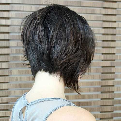 Rear View Bob Hairstyles Cut