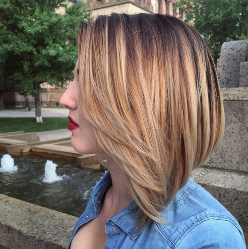 Sleek and Sexy Hair Beauty with Ombre Straight Hair (500 x 502 Pixel)