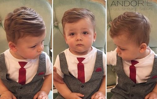 20 Сute Baby Boy Haircuts (500 x 315 Pixel)