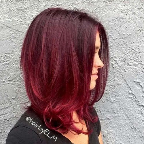 Cherry Red Hair Color Inspiration – The Right Hairstyles