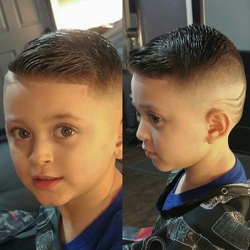 One Side Haircut Indian Boy Photos