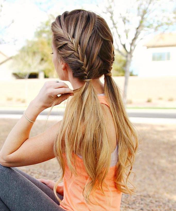 40 Best Sporty Hairstyles for Workout - The Right Hairstyles (500 x 600 Pixel)