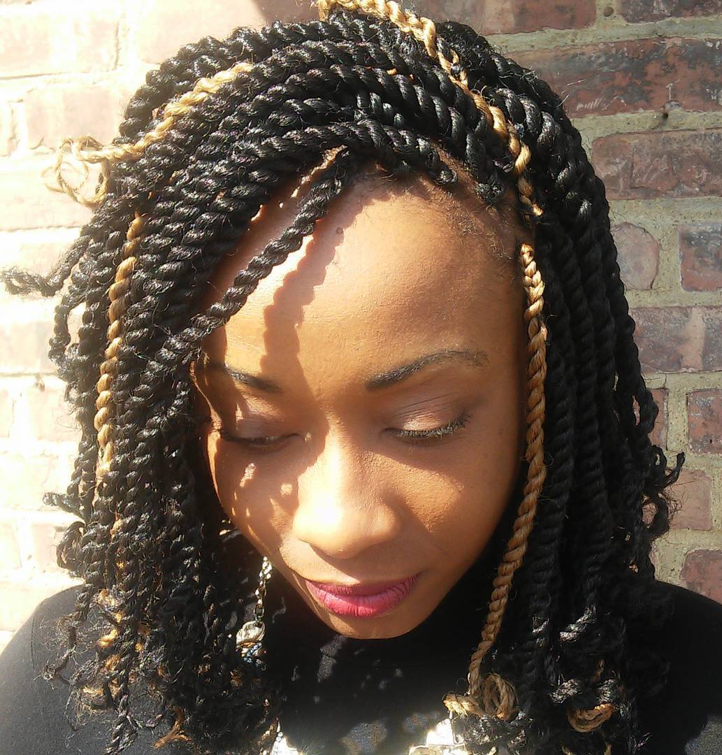 30 Hot Kinky Twist Hairstyles to Try in 2021 (500 x 523 Pixel)