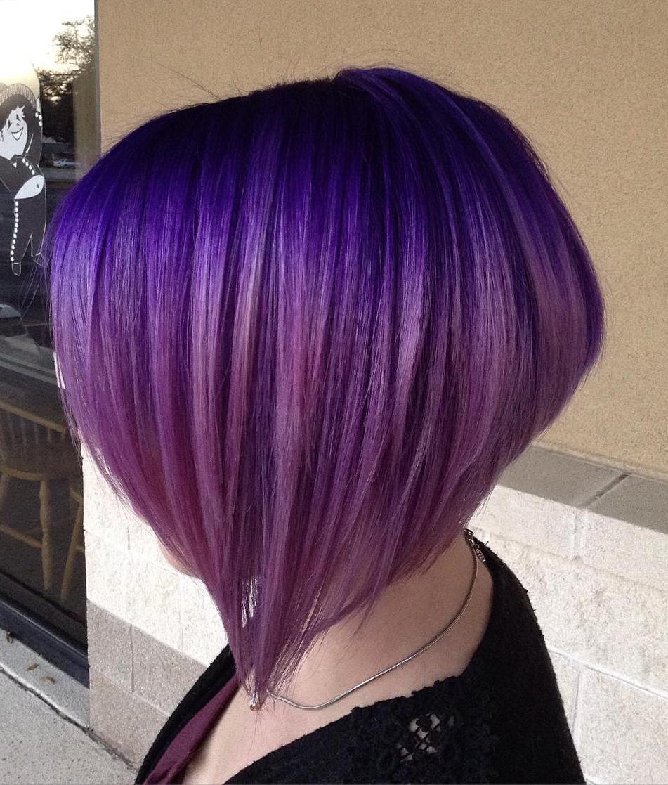 40 Versatile Ideas of Purple Highlights for Blonde, Brown ... (951 x 1117 Pixel)