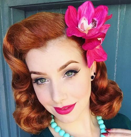 1950s Pin Up Girl Hairstyles - Hairstyle Guides