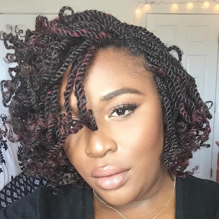 30 Hot Kinky Twist Hairstyles to Try in 2021 (500 x 500 Pixel)