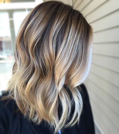 Dark Blonde Balayage