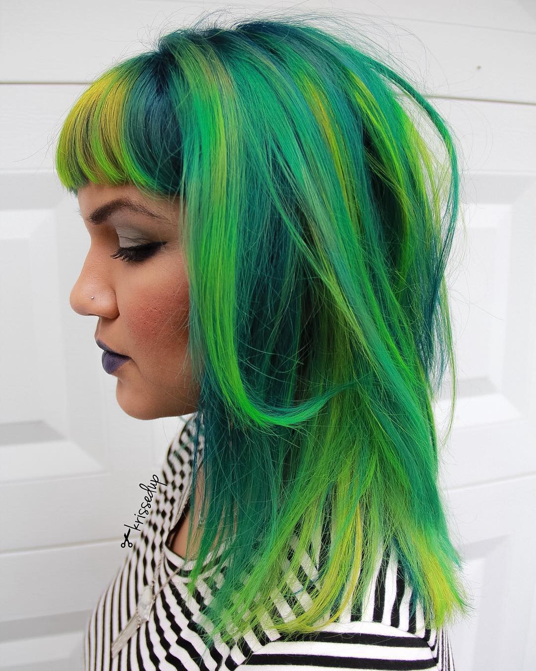 mint green hair color