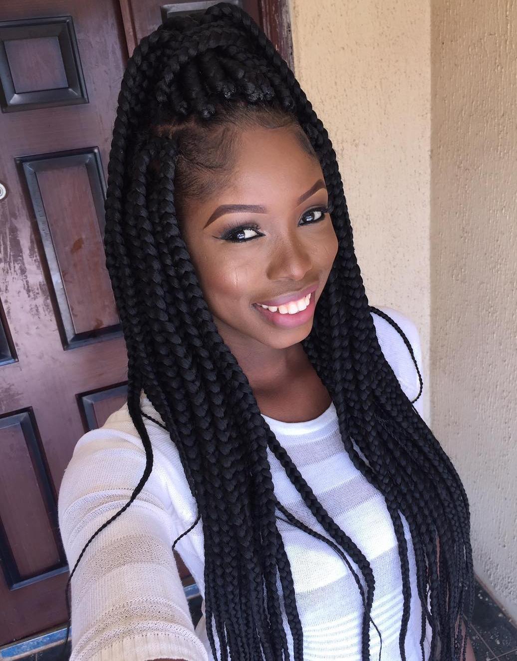 20 Eye-Catching Ways to Style Dookie Braids (500 x 639 Pixel)