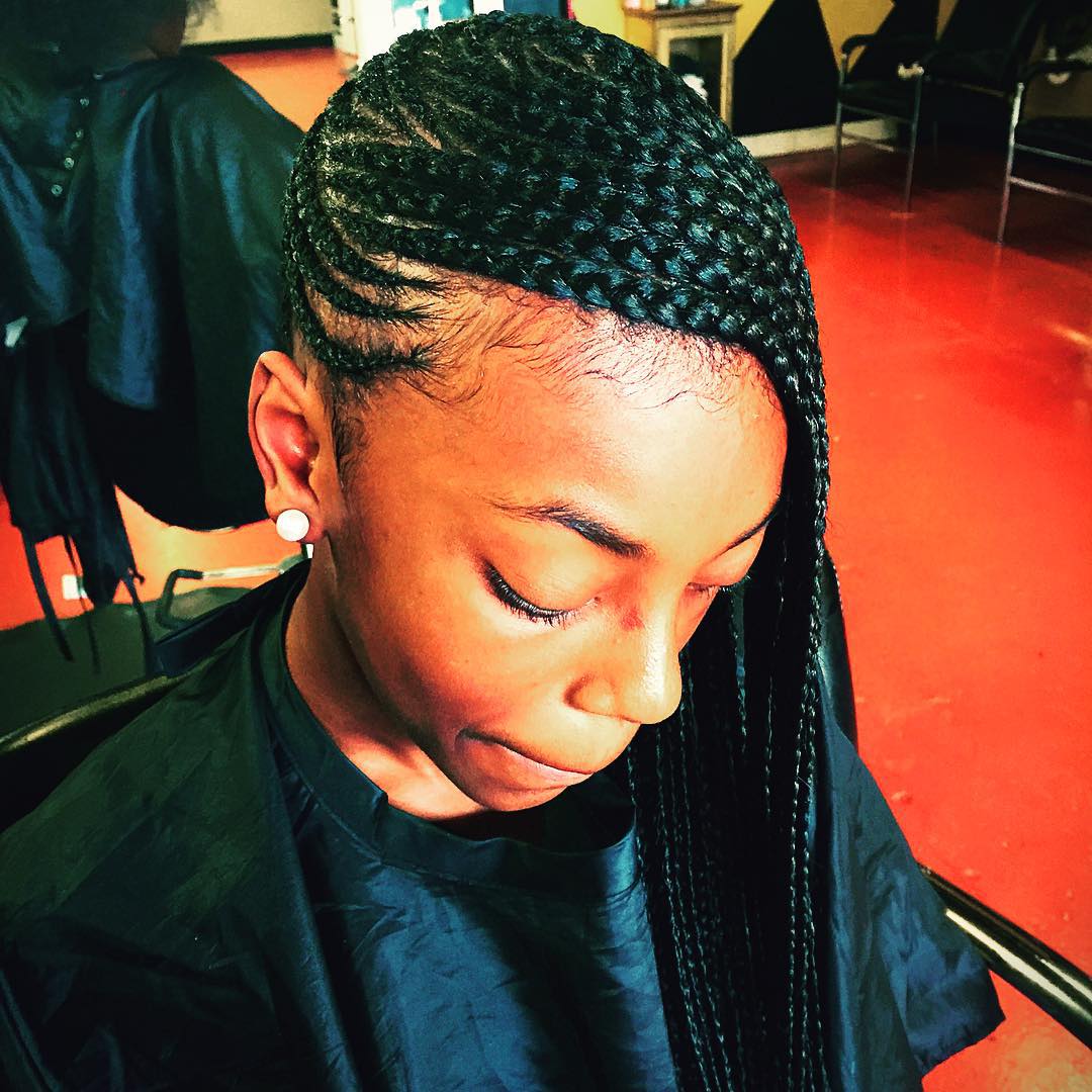 20 Gorgeous Ghana Braids for an Intricate Hairdo in 2021 (500 x 500 Pixel)