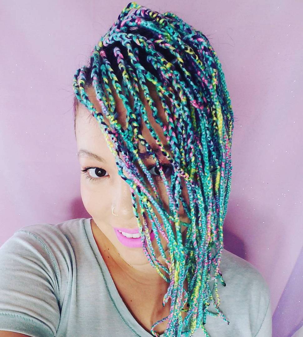 Yarn Braid Hairstyles