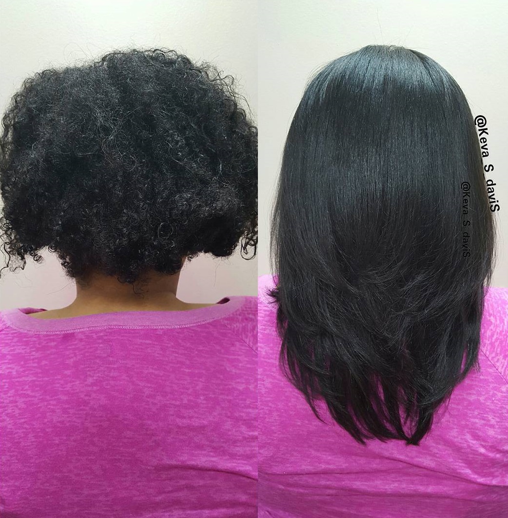 Keratin Treatment Before And After