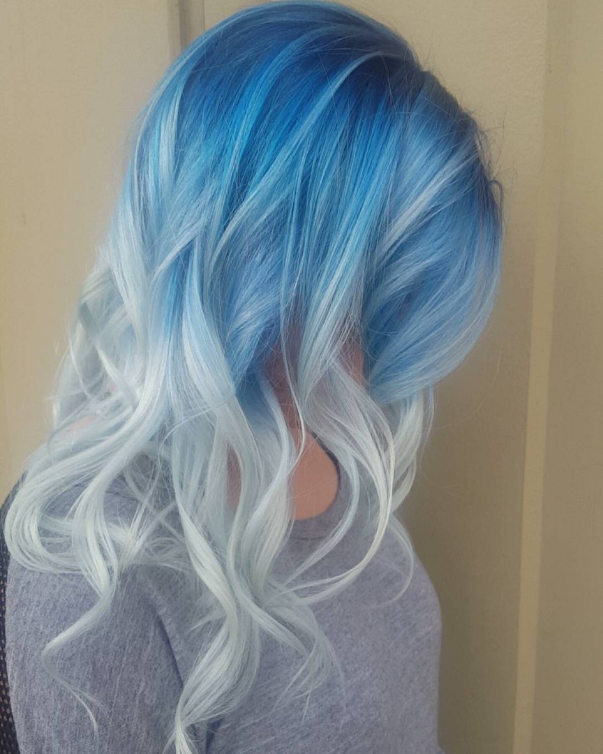 light teal hair