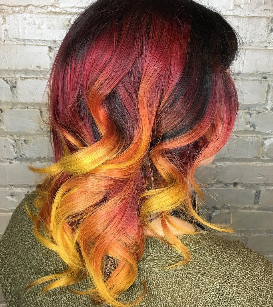 6 Colombre Combinations That Put Pop Of Color In Hair Trends