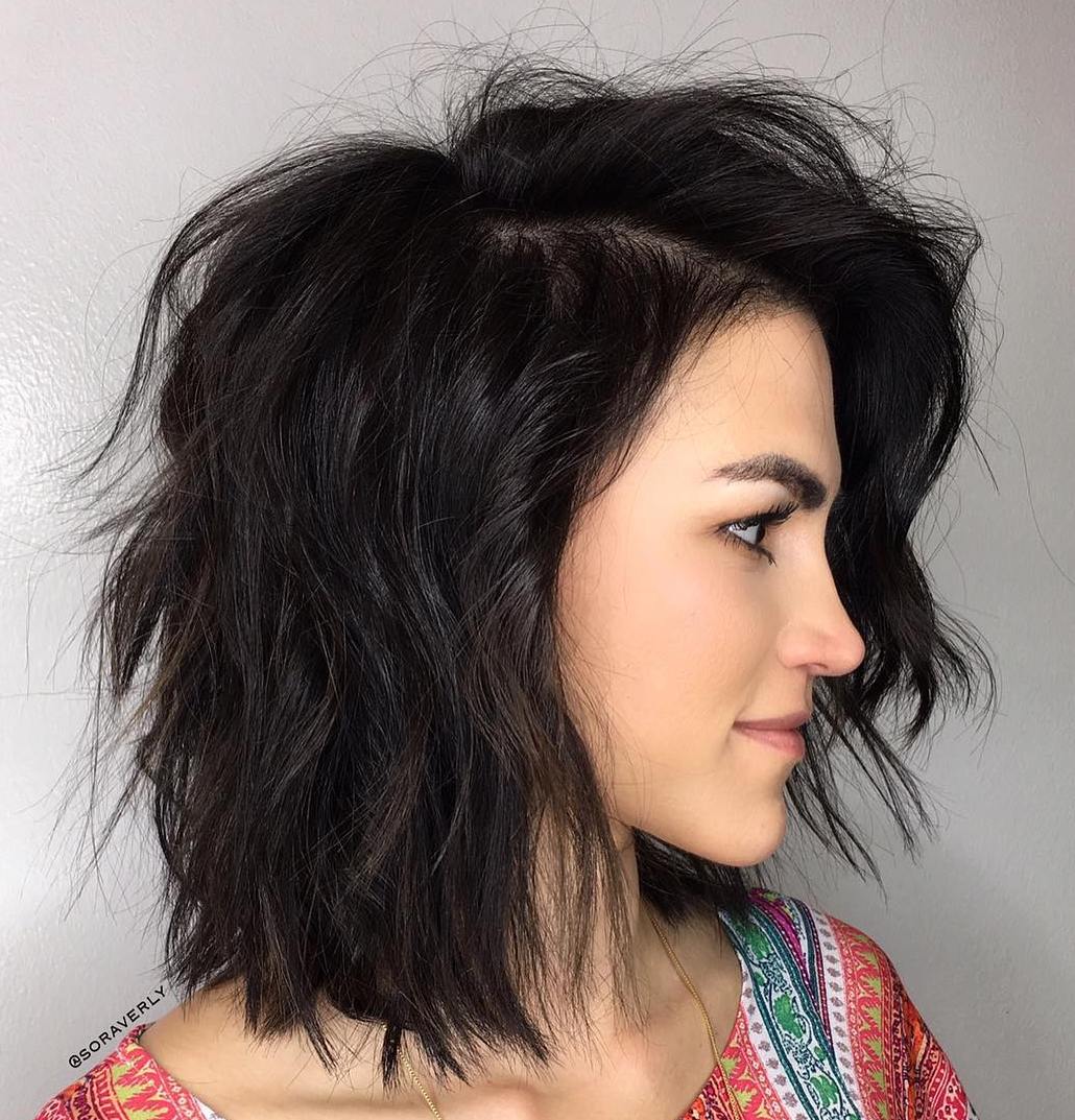 20 Inspiring Long Layered Bob (Layered Lob) Hairstyles (500 x 521 Pixel)