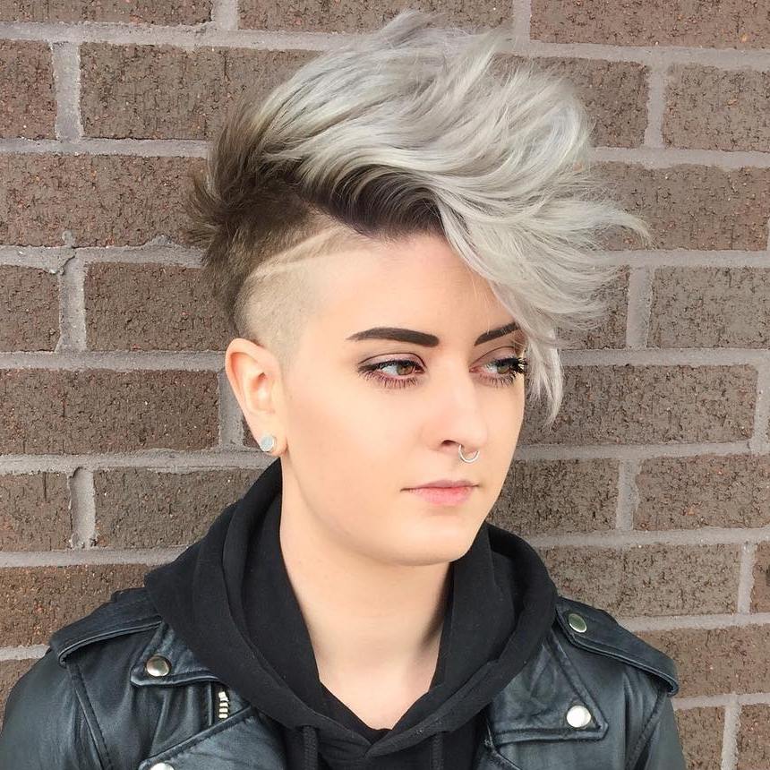 20 Inspiring Pixie Undercut Hairstyles (500 x 500 Pixel)