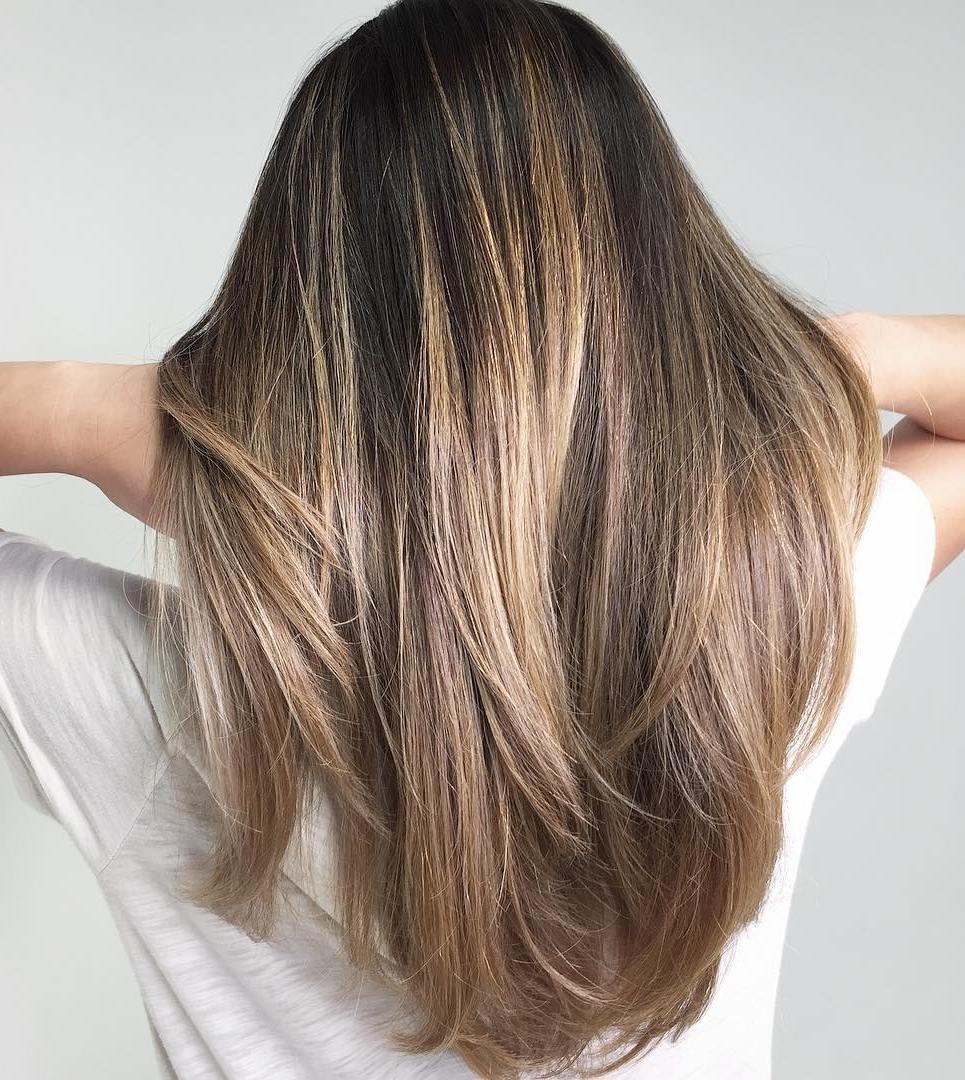 20 Natural-Looking Balayage on Dark Hair Styles for Brunettes