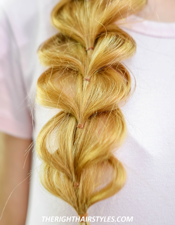 to make a pull-through braid in easy 6 steps