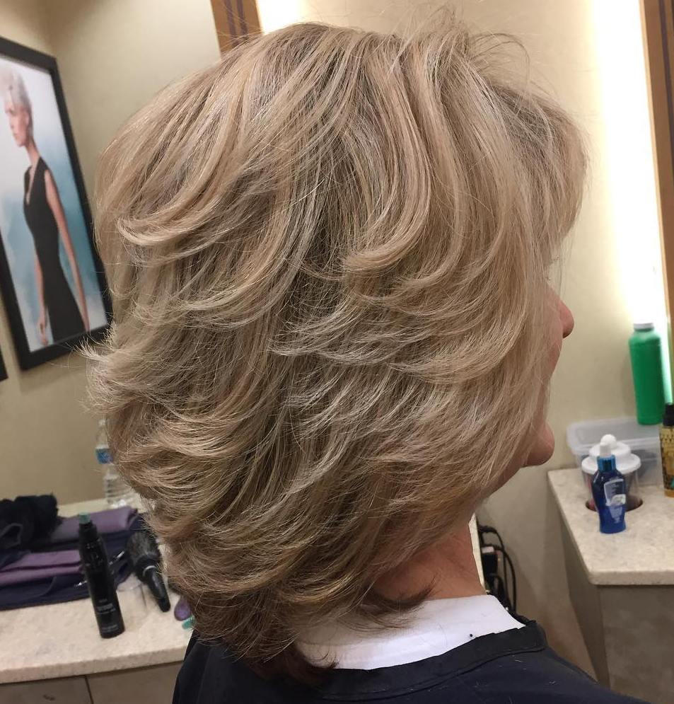 20 Flattering Medium-Length Haircuts for Women Over 50 (500 x 522 Pixel)