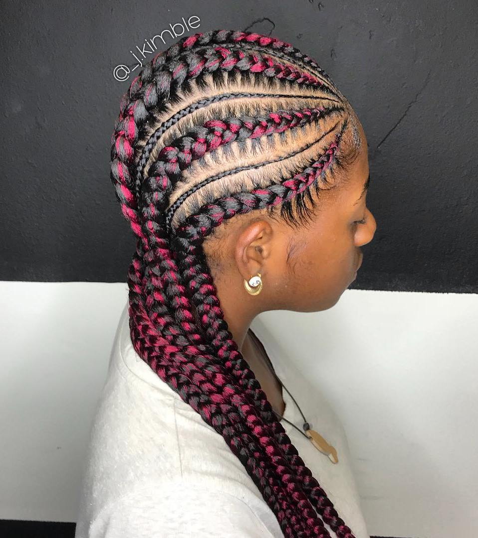 20 Super Hot Cornrow Braid Hairstyles (500 x 564 Pixel)
