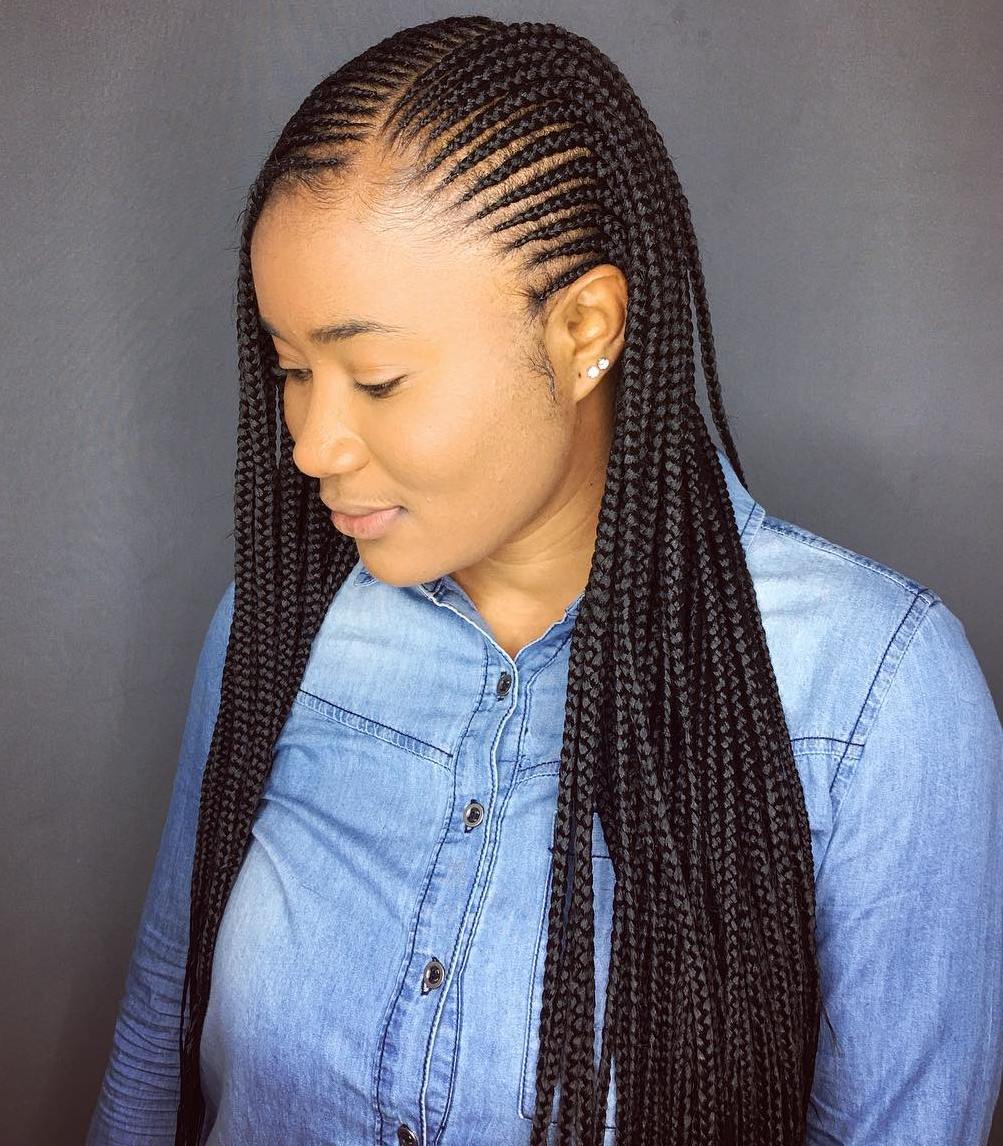 20 Super Hot Cornrow Braid Hairstyles (500 x 571 Pixel)
